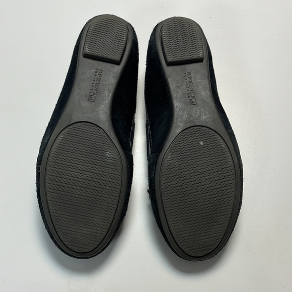 Sperry Topsider black suede tasseled flats - Picture 4 of 6